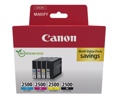 Tusz do drukarki Canon Zestaw 4 tuszów PGI-2500 CMYK